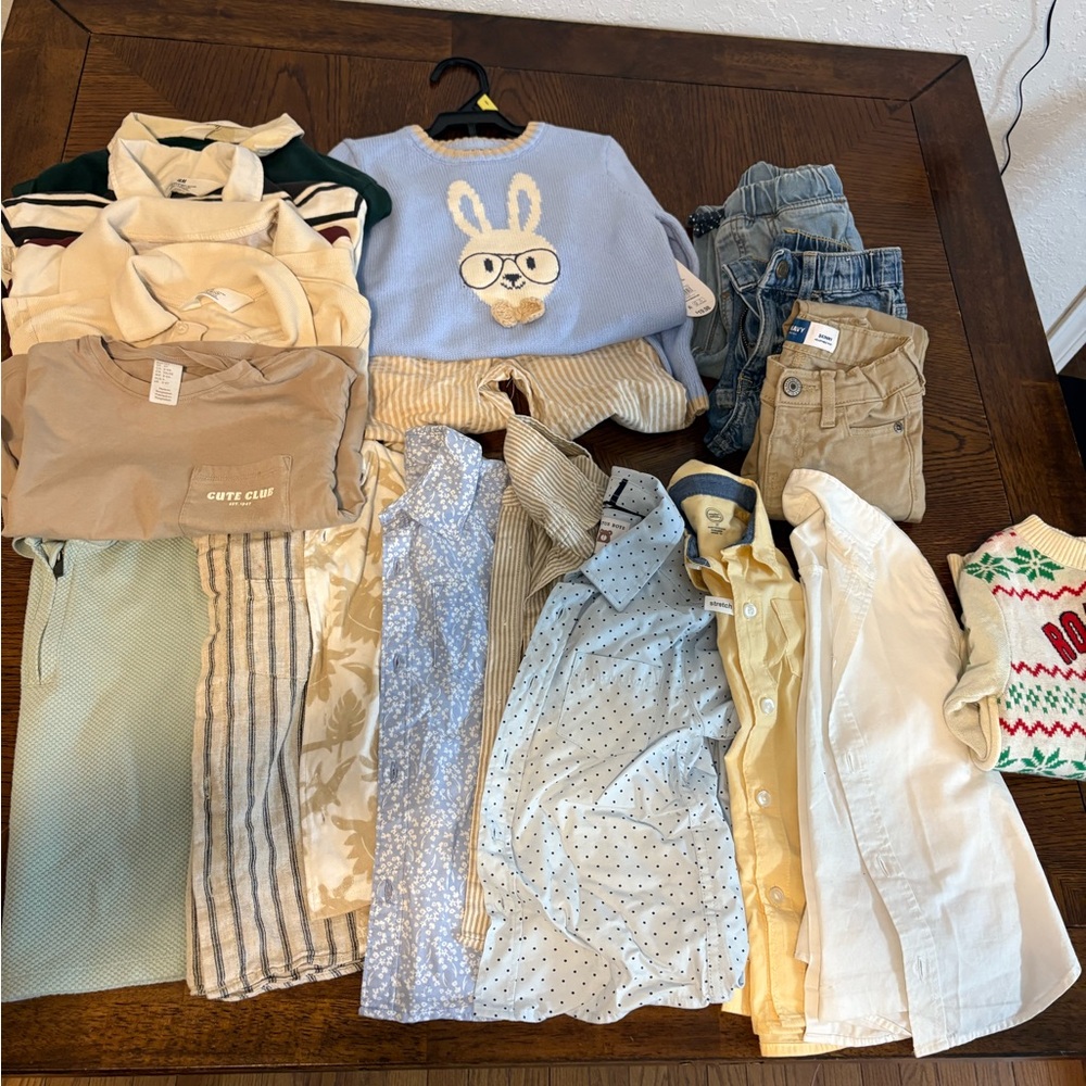 H&M Light Blue Bunny Kids Sweater